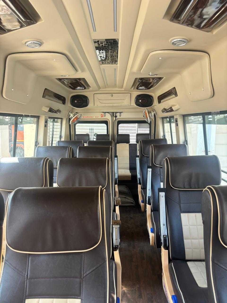 Travel With Sharma tempo traveller exterior - Una HP group travel service
